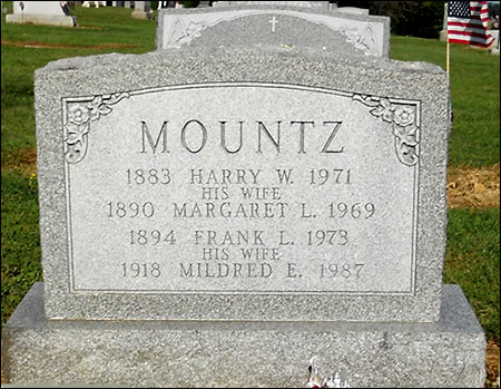 HW Mountz tombstone.